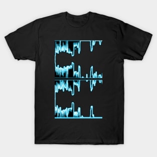 Neon sound wave (b) T-Shirt